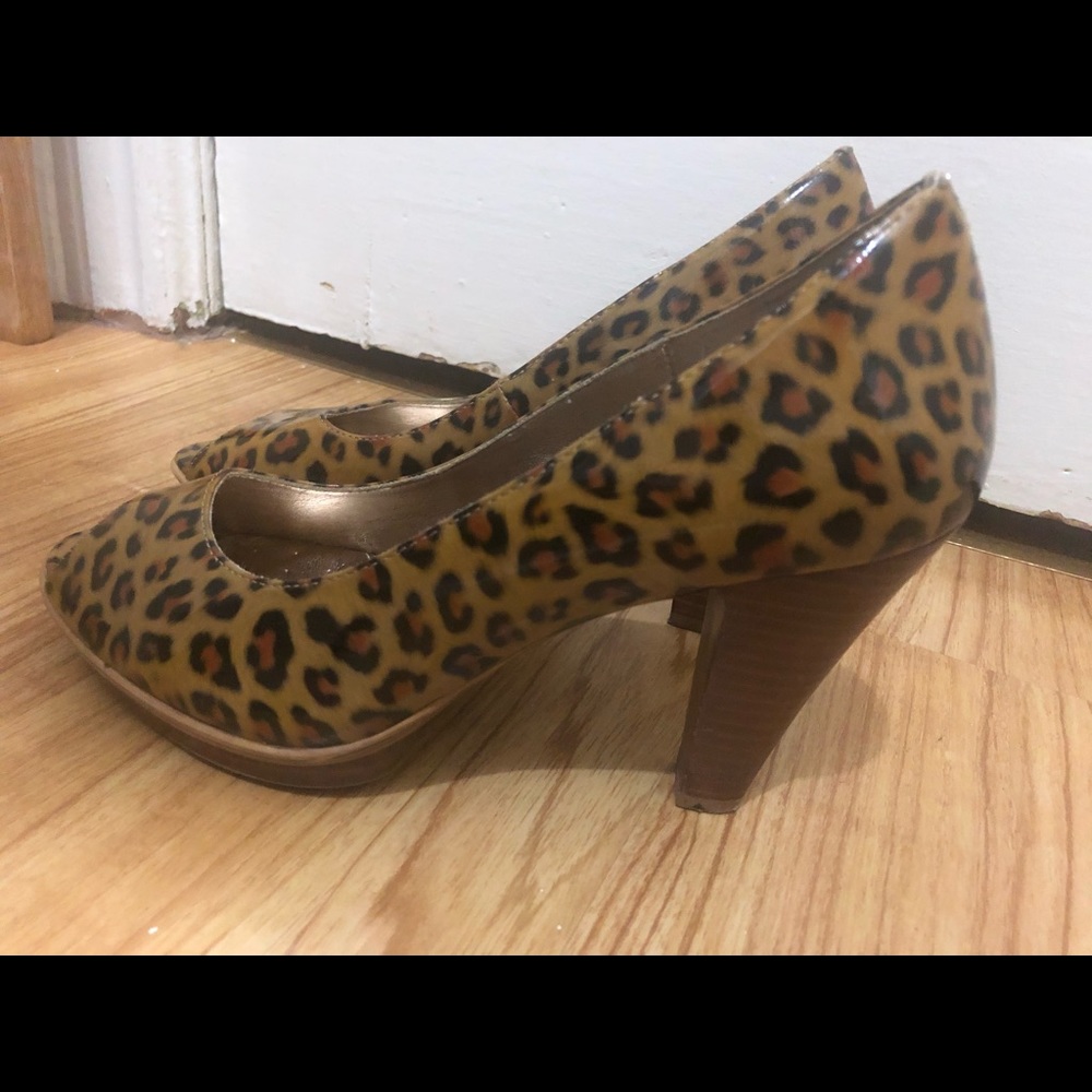 Soft Leopard Print Heels 🐆